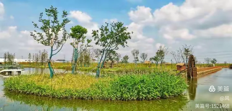 前洲街道风光带，照片收藏，2020.9.27日，航拍